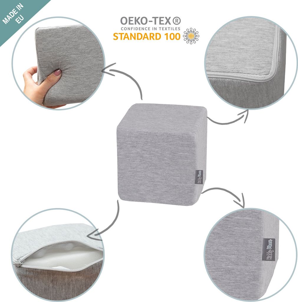 KiddyMoon Pěnové kostky pro děti Měkké kostky 24 kusů Obrázek produktu 3