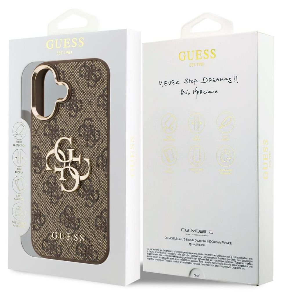 Etui GUESS pour IPHONE 17 GUHCP17S4GMGCBR (PU W/ Big 4G Image du produit 