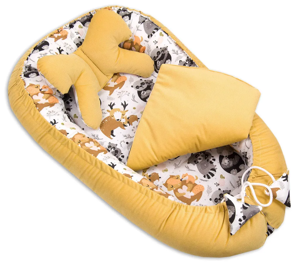 Réducteur de lit bébé anti-stress Ensemble complet 5 pièces PIMKO
