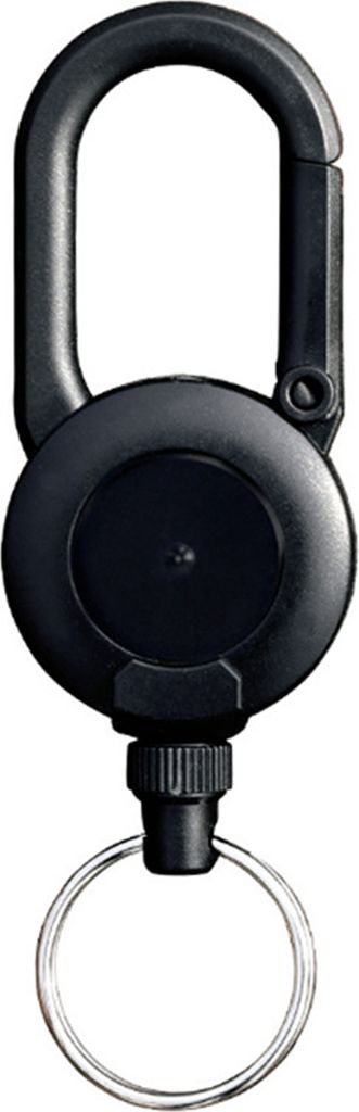 Einziehbarer Schlüsselanhänger mit Stahldrahtseil, Karabinerhaken, Ausweishalter, Clip, Schlüsselring, strapazierfähig, für Outdoor, Camping, ...