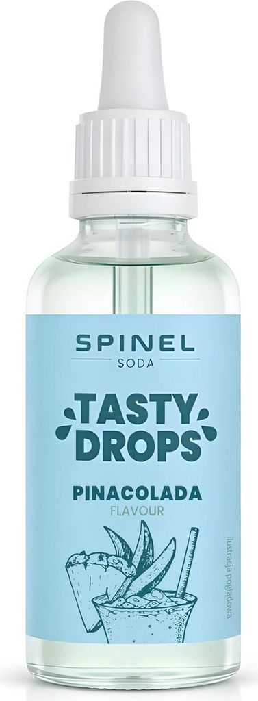 Spinel Soda Geschmackstropfen 50 ml Pinacolada Glas