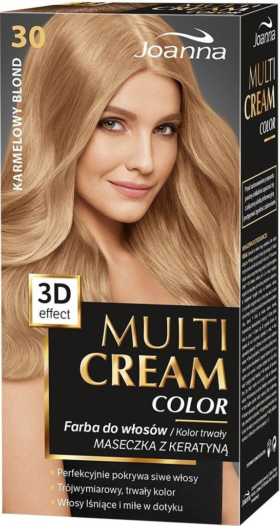 Joanna Multi Cream Color 3D Farba do włosów 30 Karmelowy Obrázek produktu 