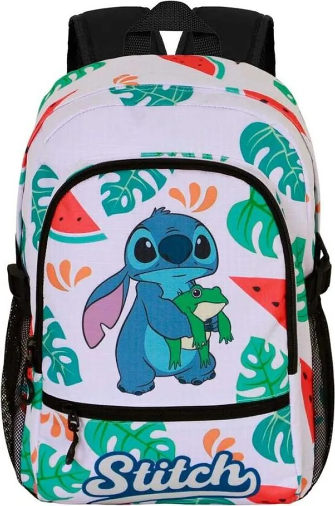 Sac à dos Stitch Frog 44cm adaptable - Qualité Premium robuste