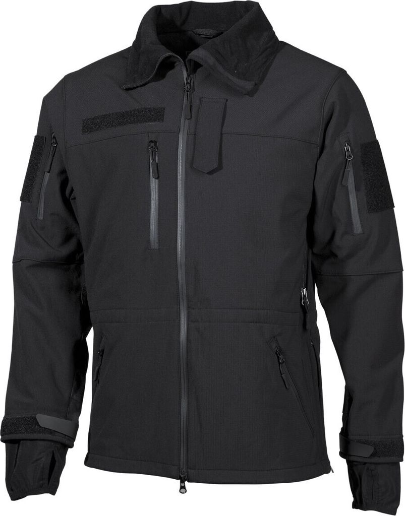 MFH Professional Soft Shell Jacke, "High Defence", schwarz