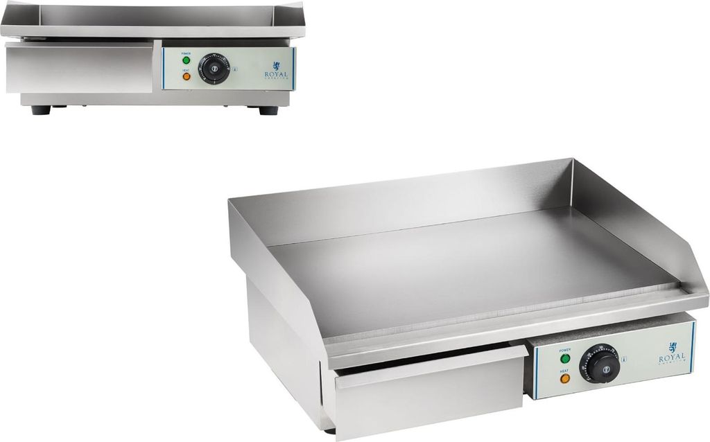 ROYAL Catering Grilovací deska elektrická - 55 cm - hladká Obrázek produktu 