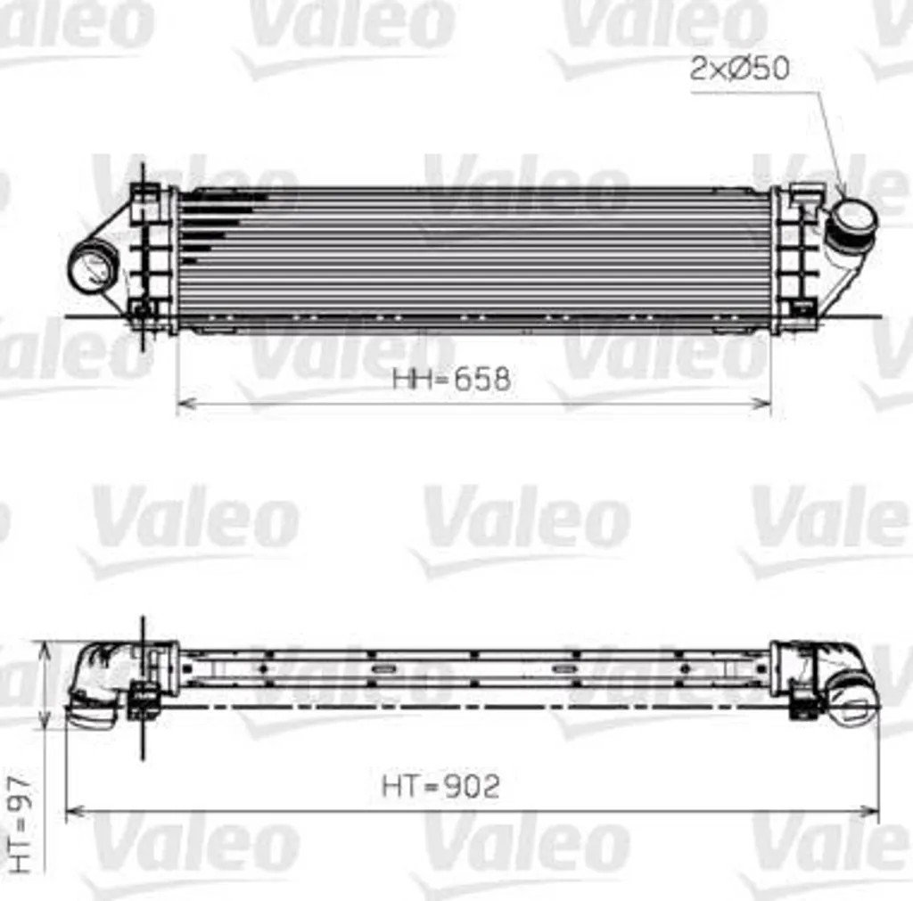 Intercooler Valeo 818246 pour Ford Focus et Volvo V60 Restauration Turbo