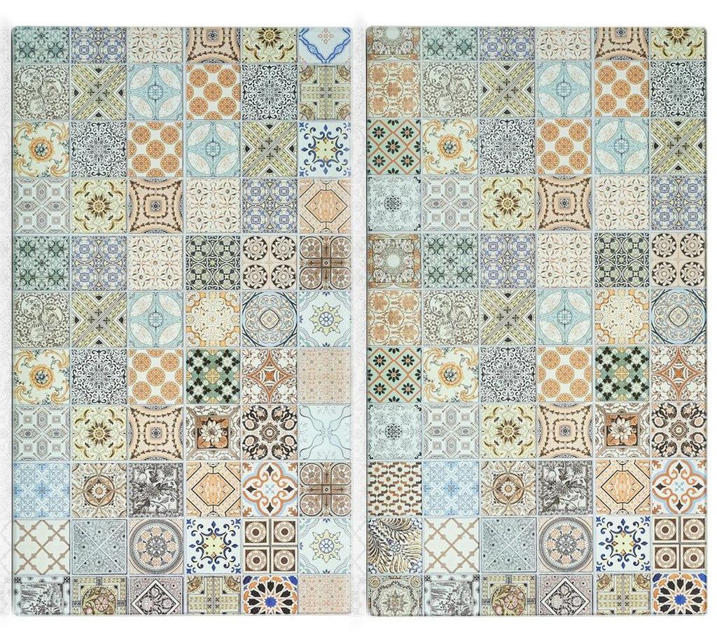Herdabdeckplatten Set 2-tlg., Glas Mosaik ZELLER Present Produktbild 