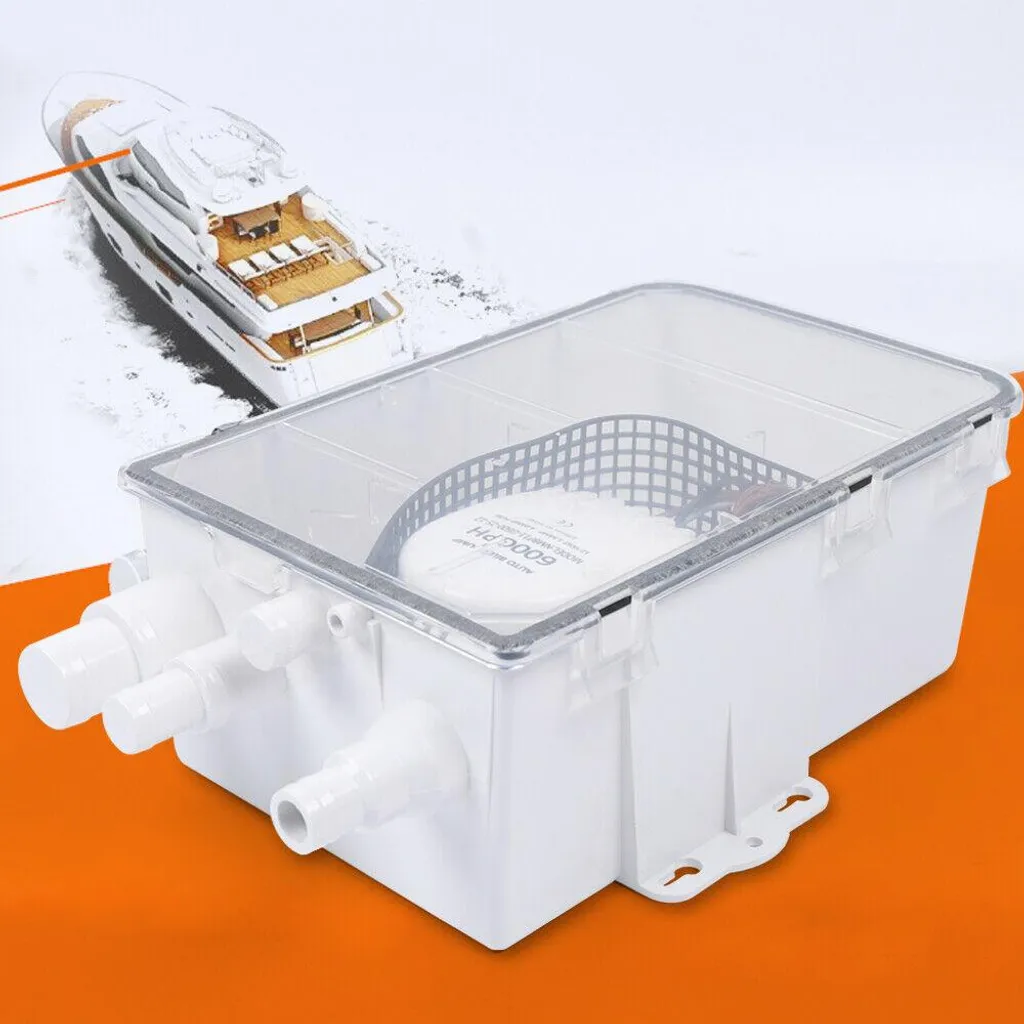 Pompa per Acque Grigie 12V 600 GPH | Soluzione Off-Grid ABS Dura - 2
