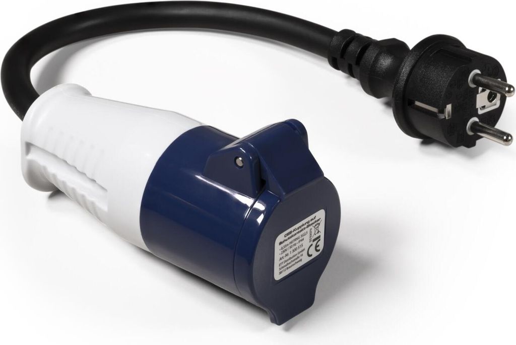 CEE-Kupplung auf Schutzkontakt-Stecker McPower, 0,35m Produktbild 