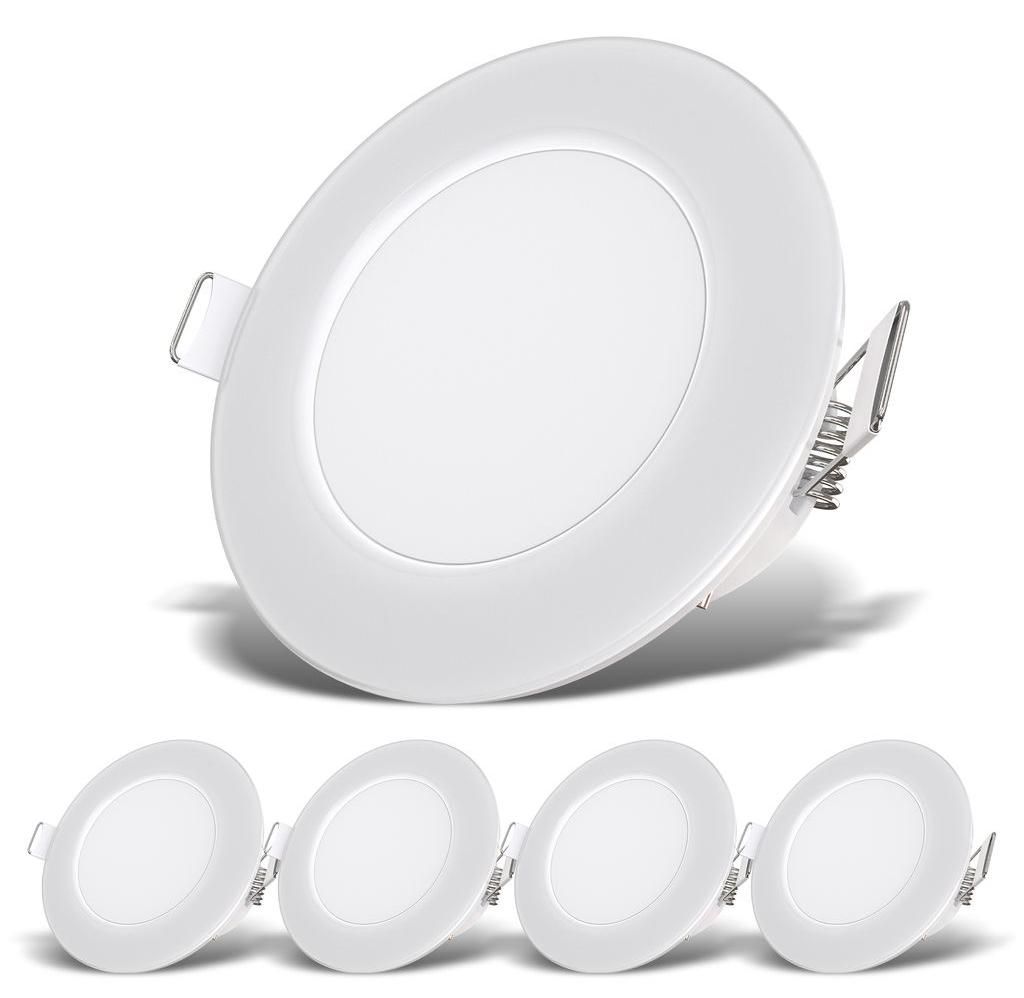 Lot de 5 spots LED encastrables IP65 – spéciales Salle de Image du produit 