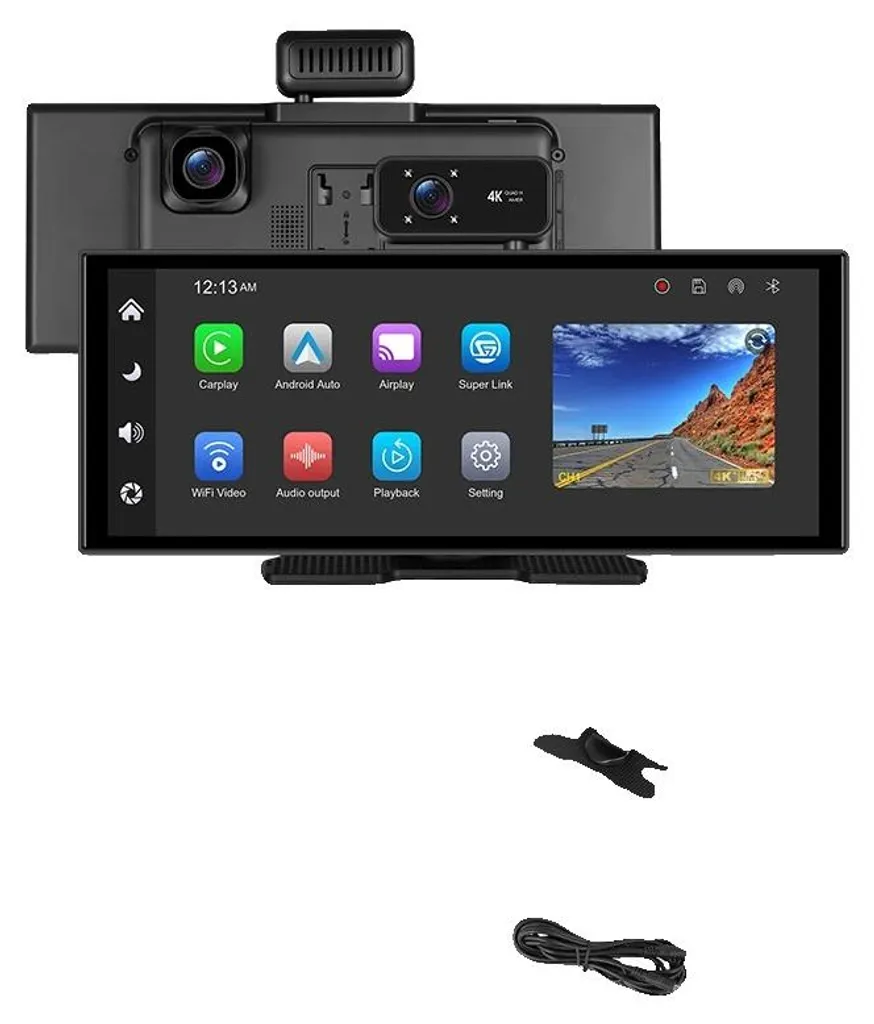 Écran tactile 10,25 pouces avec CarPlay et Android Auto sans fil CP102