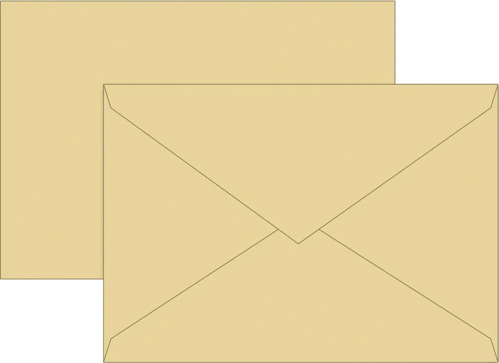Enveloppe C5 Brunnen miel haute qualité 105125414 pour invitations