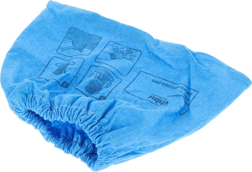 vhbw Textilfilter kompatibel mit Parkside PNTS 1500 A1 Staubsauger, Nass-/Trockensauger - Stoffbeutel, Abwaschbar Blau