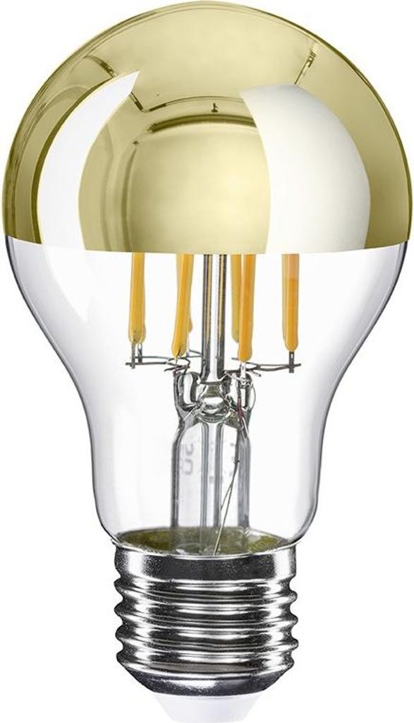 BeBulbs Ampoule LED demi-sphère goutte d'or A60 7W 650Lm Image du produit 