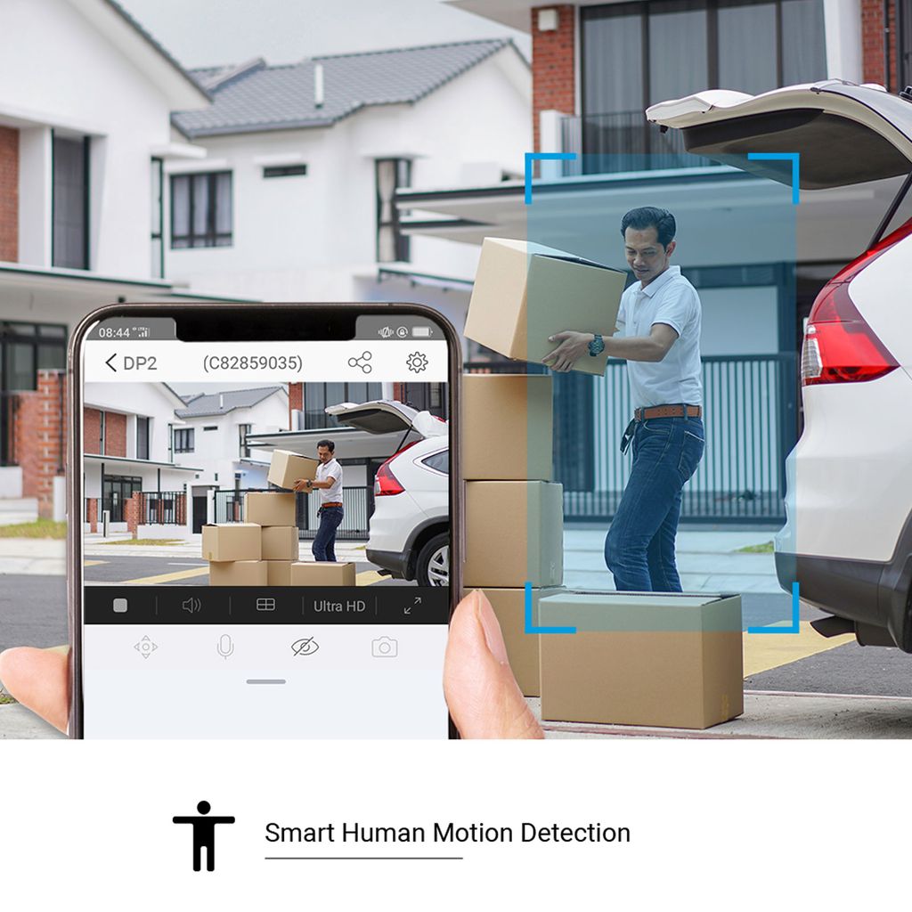 EZVIZ DP2 Türspion mit integrierter Video-Türsprechanlage Produktbild 17