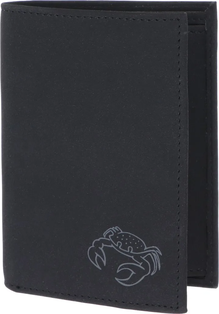 Oxmox New Cryptan RFID Protect Kombibörse Crab 2.0 Portefeuille Noir