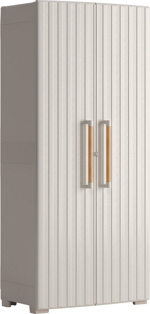 Keter Mehrzweckschrank Groove Beige und Sandfarben