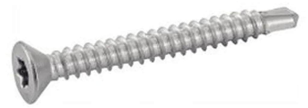 Vis Autoperceuse Tête Fraisée Six Lobes 4.2x38 mm Inox A2 Haute Résistance