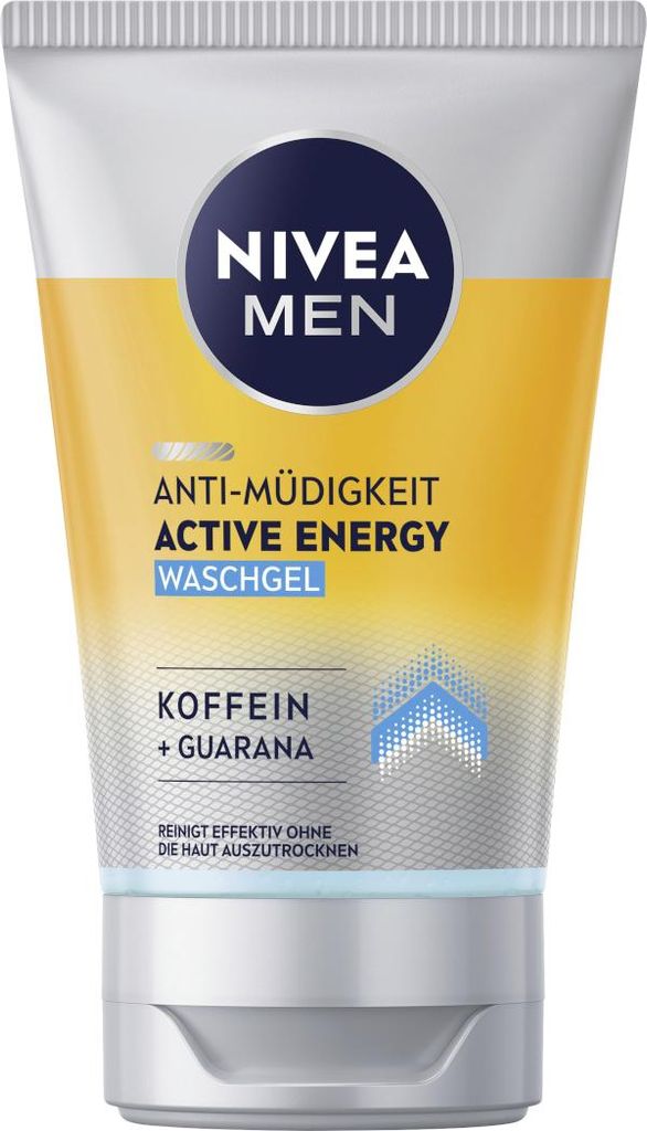 Nivea MEN Active Energy Gesichtspflege Waschgel Packung 100ml