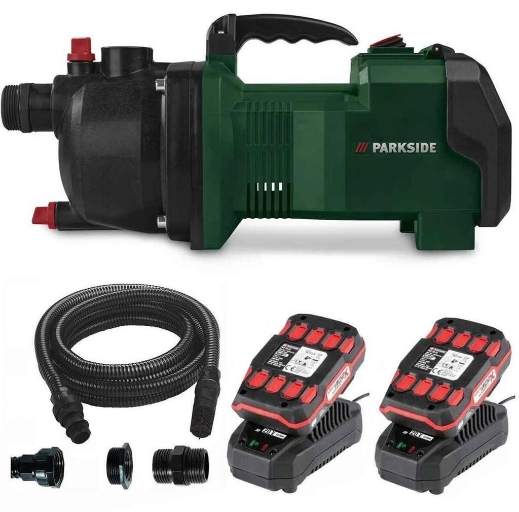 PARKSIDE 40V Akku-Gartenpumpe PGPA 40-Li + 2 x Akku / Produktbild 