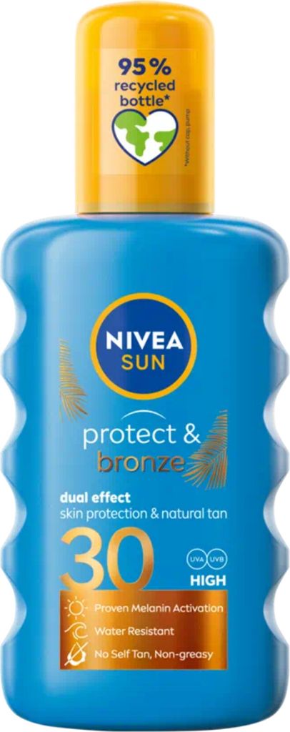 Nivea Sun Protect Bronze Sun Spray 200ml Sonne Körperlotion Spf30