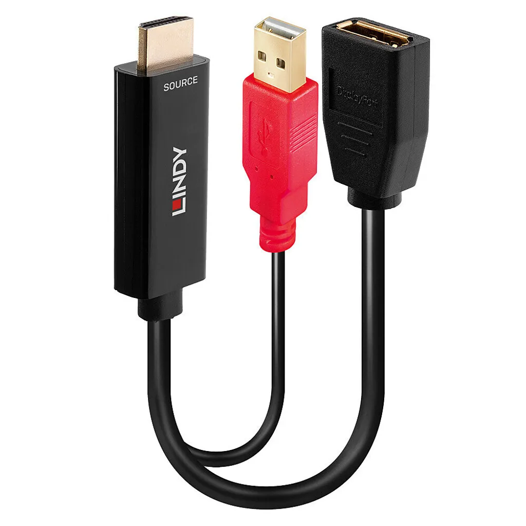 Convertisseur HDMI vers DP Lindy 38289 : Solution Vidéo 4K sans Perte