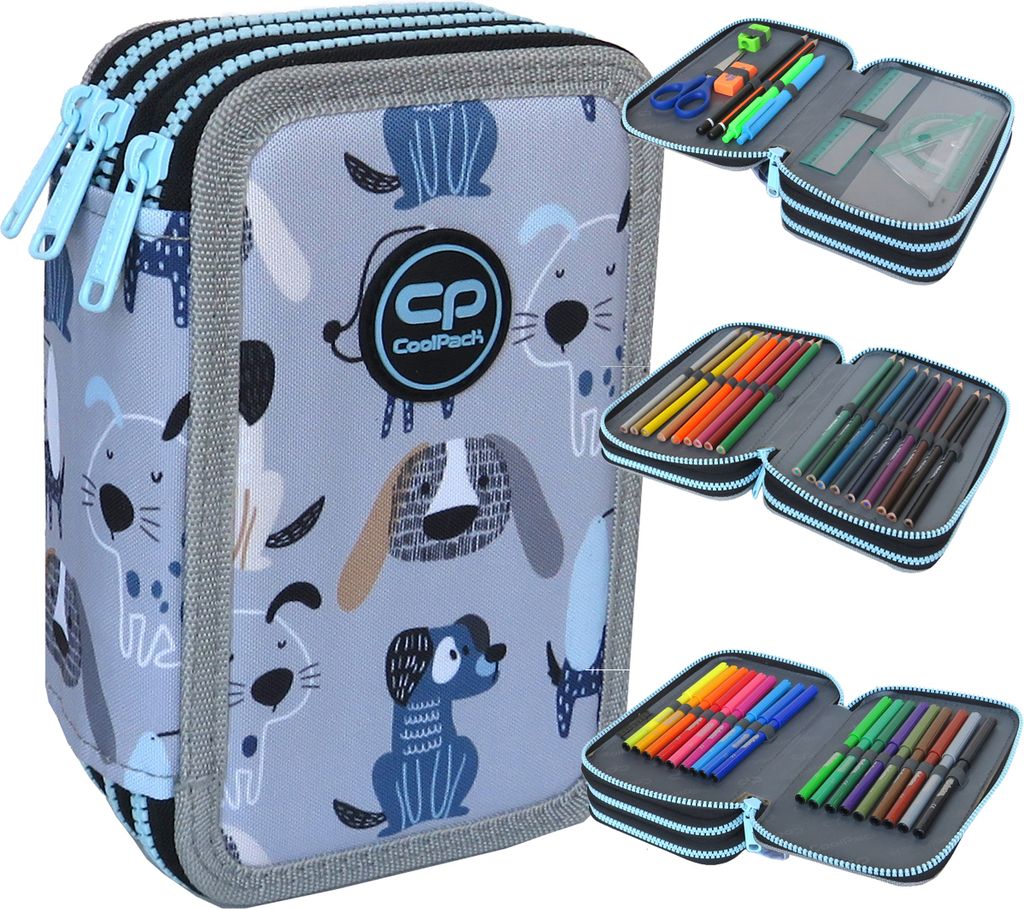 COOLPACK JUMPER 3 gefülltes Federmäppchen Federmappe Produktbild 