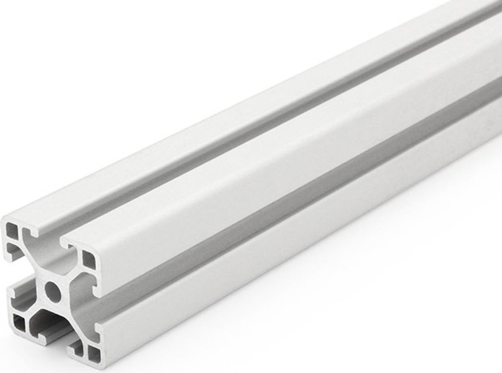 Länge 560mm - Aluminiumprofil 30x30L I-Typ Nut 6 (leicht), silber eloxiert. Aluminium Profil 30x30 Alu Profil 30 x 30 Montage- Systemprofil