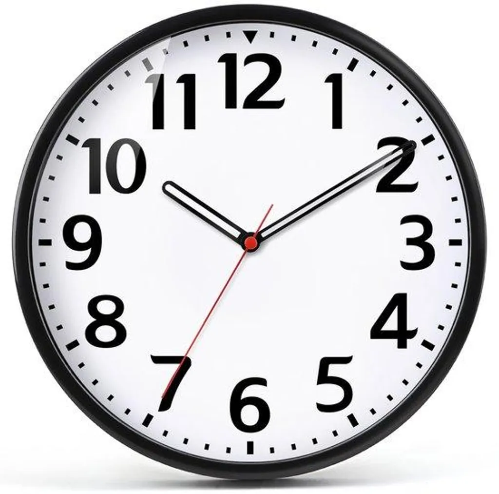 Horloge murale sans bruit pour chambre et sommeil réparateur