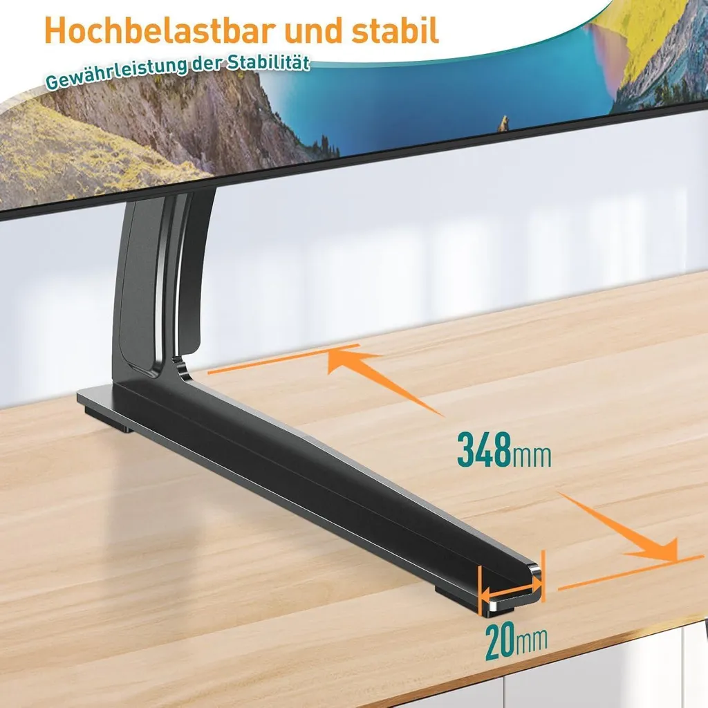 Support Mural TV Fixe et Robuste de 27 à 55 Pouces - Charge 40kg Max