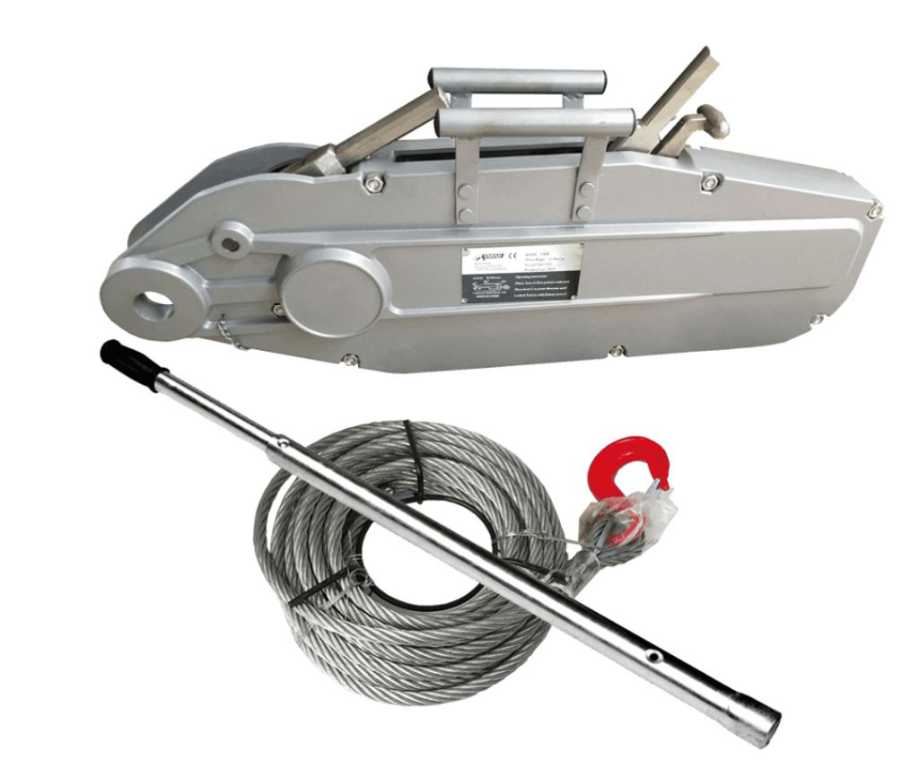 Varan Motors - hoh5400 Starke Zugstange, manueller Seilzug, Hebelschleppwinde 5400Kg + Kabel 20 Meter ø20mm