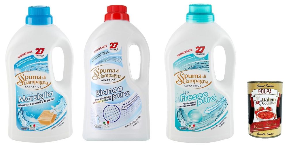 Spuma di Sciampagna TestPaket Detersivo Lavatrice Produktbild 