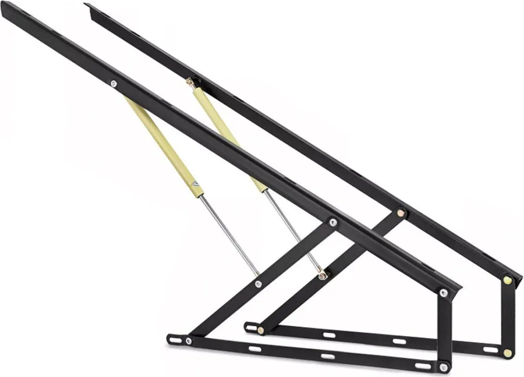 Soulevez votre Matelas sans Effort - Mécanisme Lit Coffre 152cm Noir
