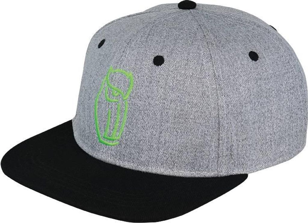 Snapback grau / schwarz, Leibwächter LWCAP
