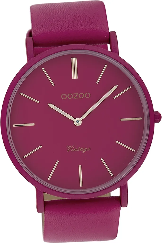 Oozoo Vintage D2UOC9882A Montre Quartz Femme avec Bracelet Métal Rose
