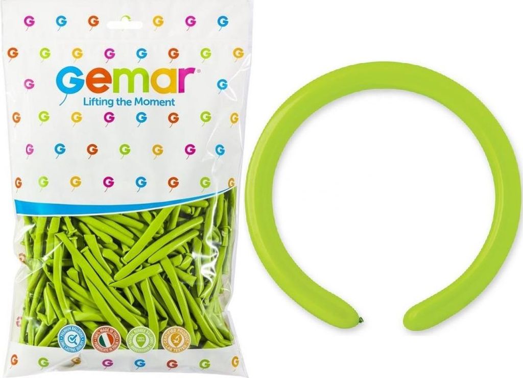 D4-Ballons - Italienische Pistazienröhren 11/100 Stk.