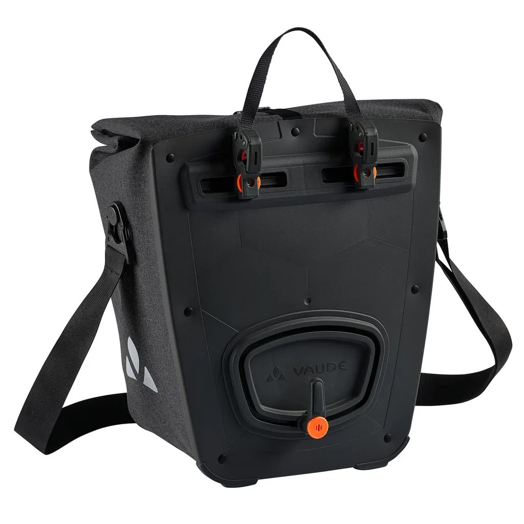Sacoche Vélo Recyclée Vaude ReCycle Back Single Noire 23L - 2