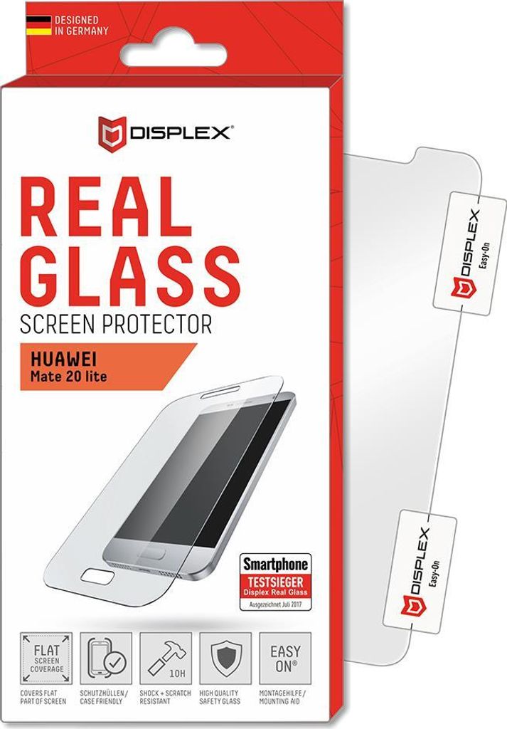 Displex - Real Glass 0,33mm - Huawei Mate 20 Lite - Displayschutzglasfolie