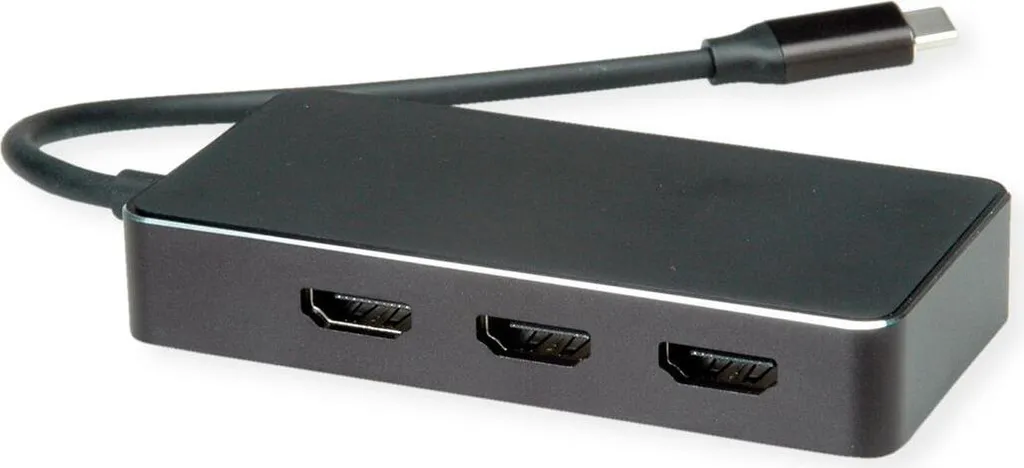Hub Multi-écrans USB-C Triple Sortie HDMI 4K pour PC et Laptop Portable