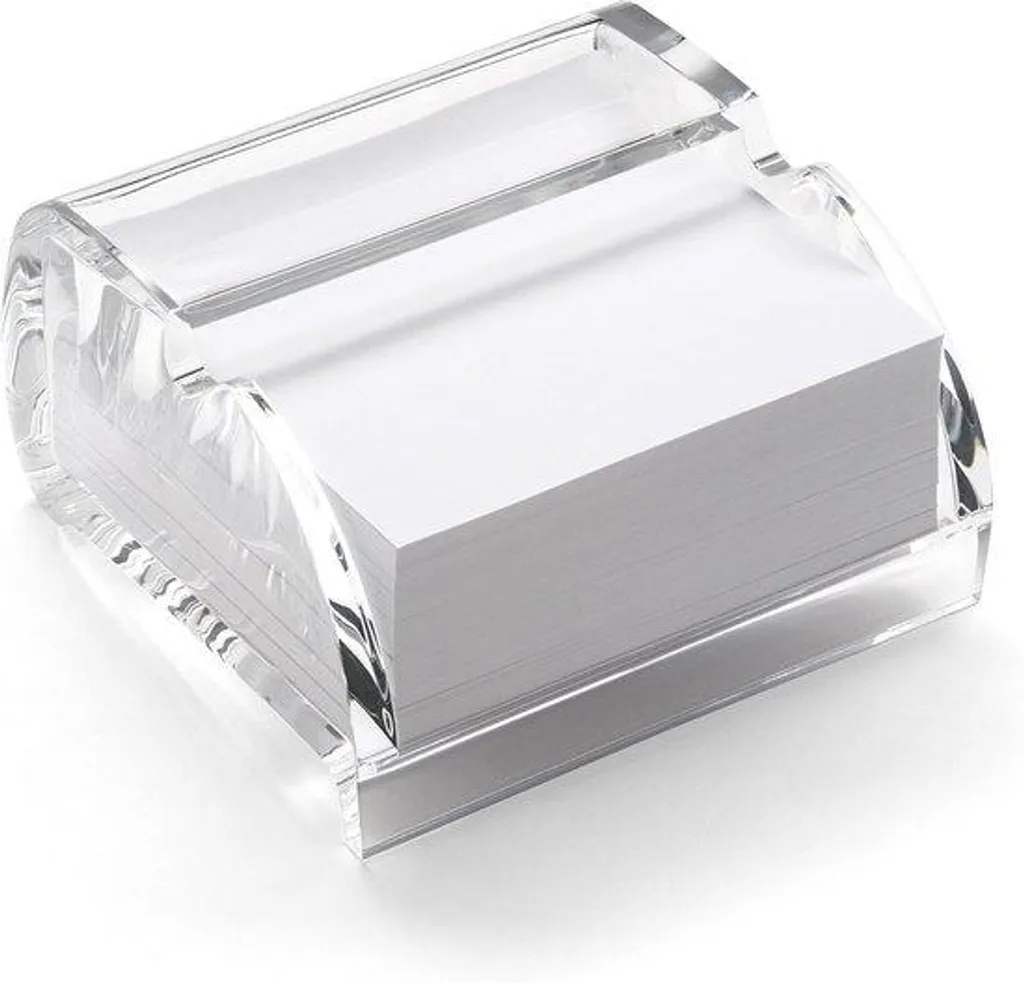 Organiseur de bureau porte-notes transparent pour prise de notes rapide