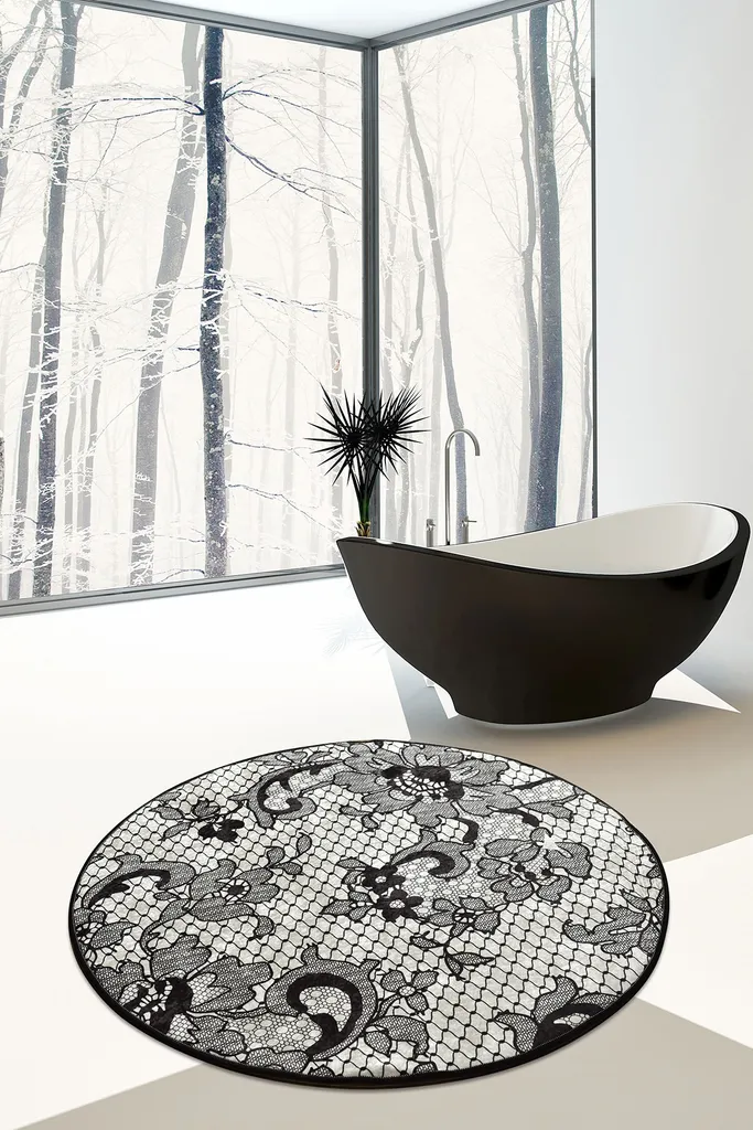 Tapis de Bain 700g/m² Ultra Absorbant Mijolnir Lace Micropolyamide