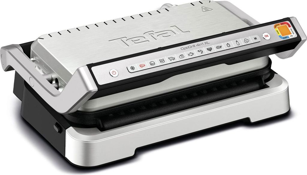 Tefal OptiGrill 2in1 XL GC782D, Nerezová oceľ, Obdĺžnikový, Obrázok produktu