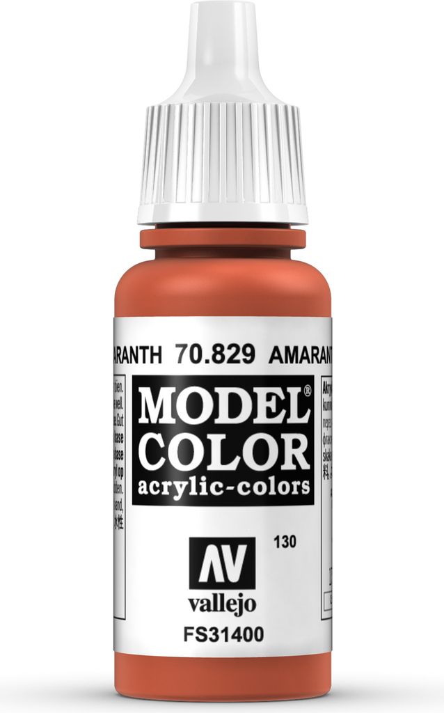 Vallejo Modellfarbe 130 Amaranth Rot 70829