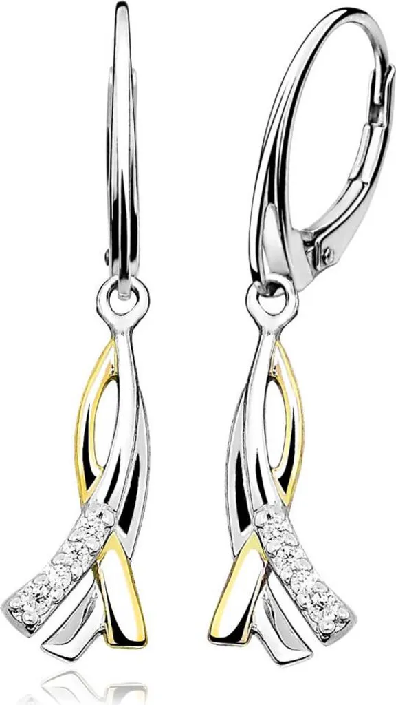 Eleganti Orecchini E0001306 Bicolore Argento 925 per Donna