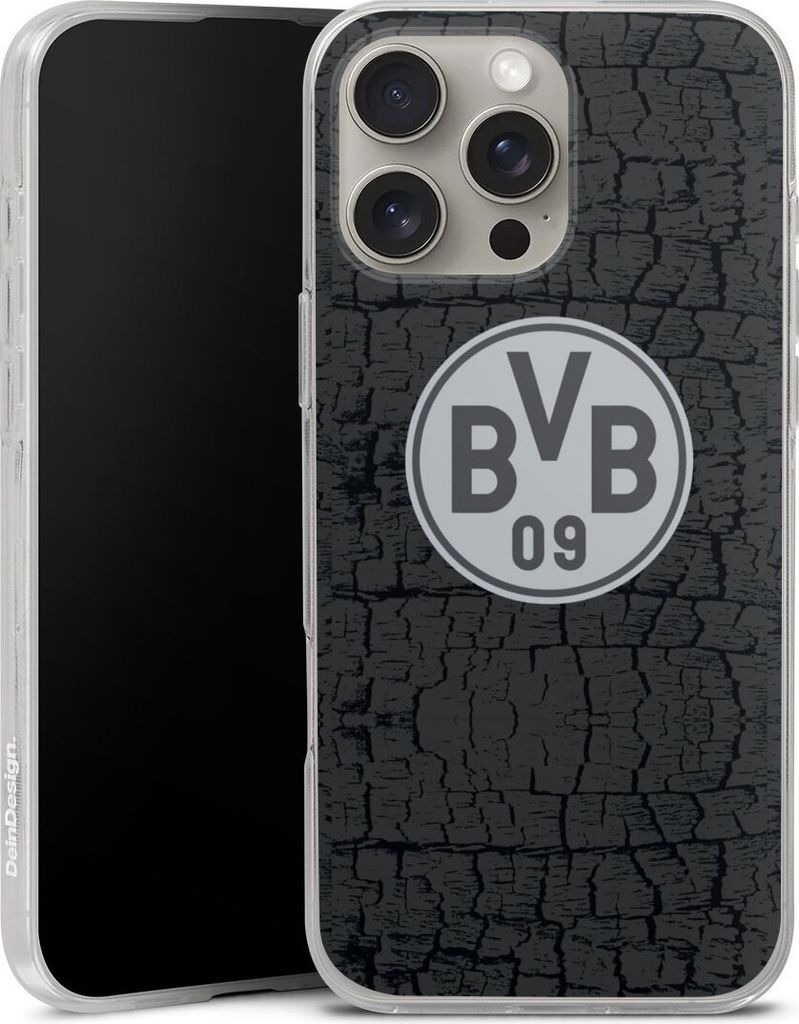 DeinDesign Handyhülle für Apple iPhone 16 Pro Max Silikon Hülle Case Smartphone Schutzhülle BVB Borussia Dortmund Trikot