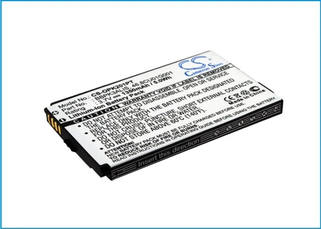 TECHTEK Batteria compatibile con [Optoma] PK201, PK301 sostituisce 46.8CU01G001, per BBPK3ALIS