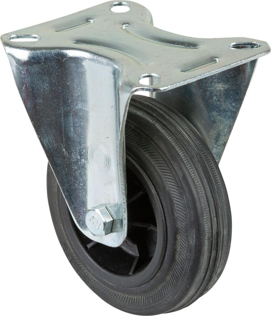 BS Rollen Bockrolle L410.B40 Rad D 100mm 70kg, Stahl verzinkt