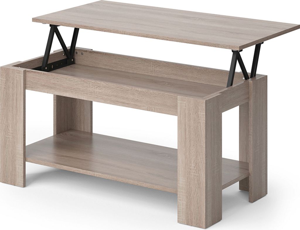 Vicco Couchtisch Lorenz, 100 x 50 cm mit Liftfunktion, Produktbild 1