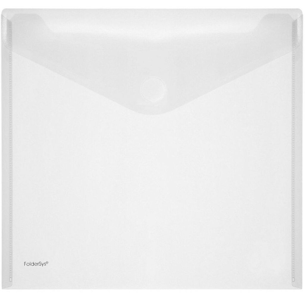 Dokumentenmappe 320x320mm PP Klettverschluss transparent Produktbild 