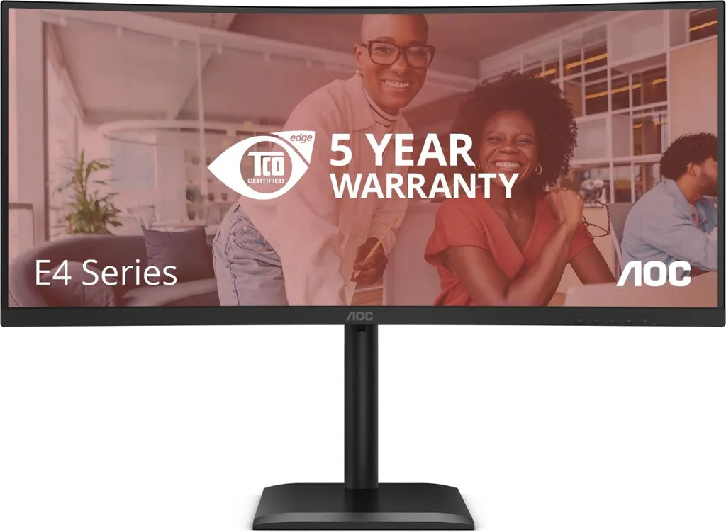 Écran de Bureau AOC 34" Panoramique pour Multitâche et Télétravail USB-C - 7